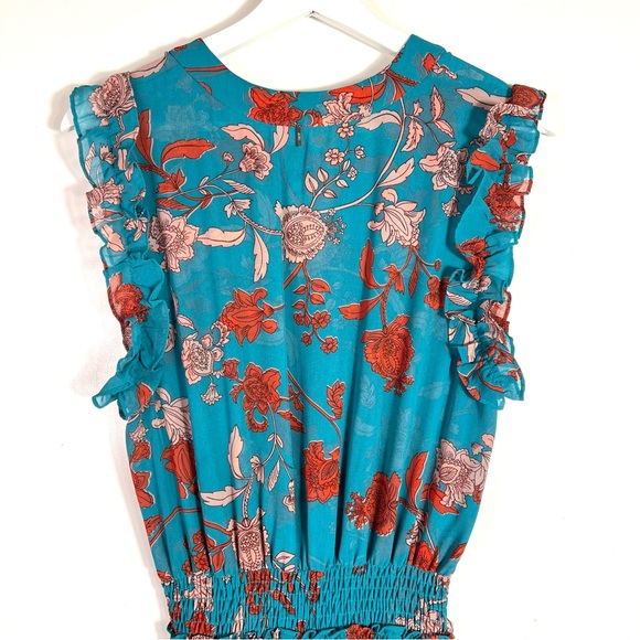 MISA Los Angeles Floral Sleeveless Maxi Dress Medium - Picture 7 of 13